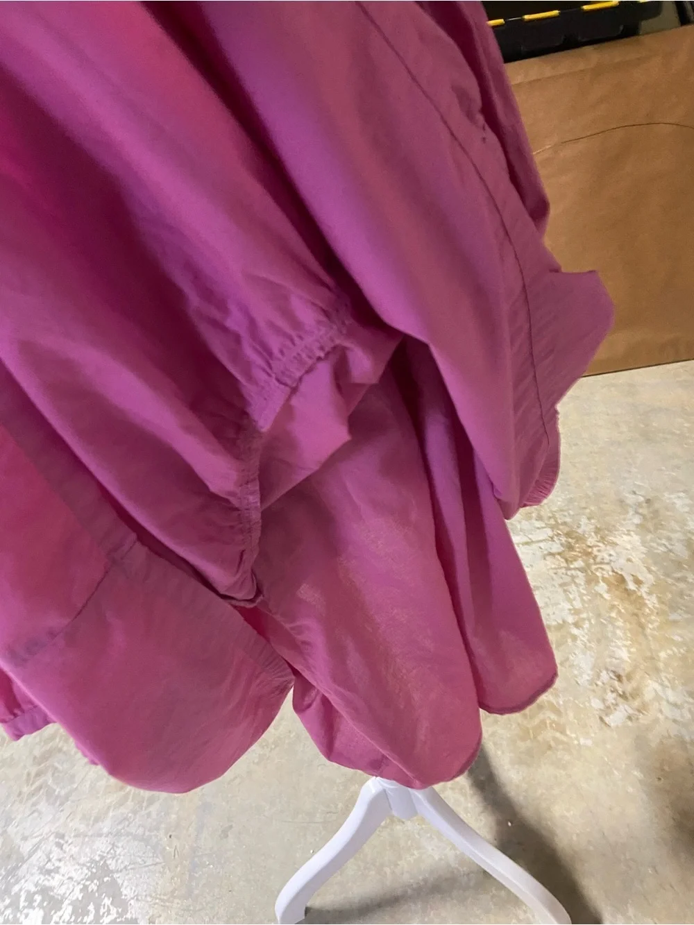 J Crew Pink Poplin Tiered Dress Size S Lined Pockets Barbiecore Feminine